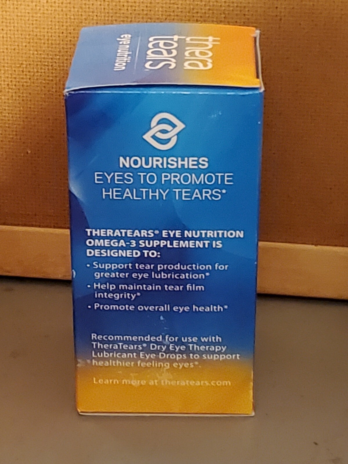 (BB 09/27) TheraTears 1200mg Omega 3 Eye Nutrition Supplement – 90 ct. NIB