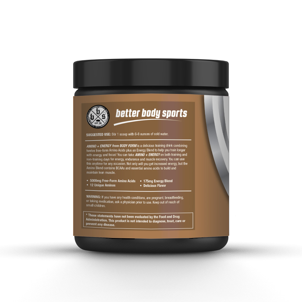 Bodyform Amino Energy – Raspberry Iced Tea (2 Pack) – 80 Total Servings