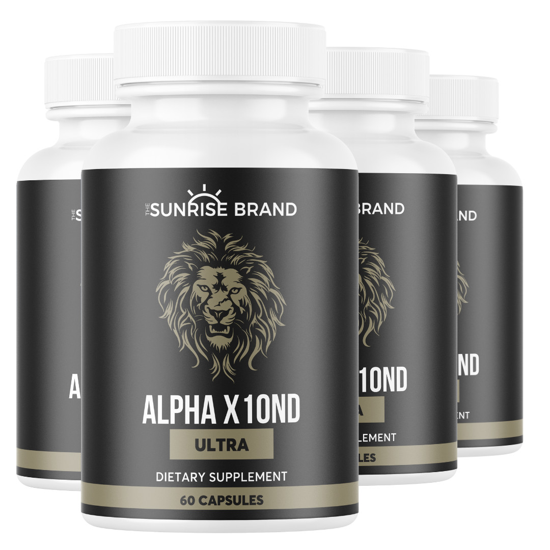 Alpha X10ND Ultra Pills – For Male Vitality 4 Bottles 240 Capsules
