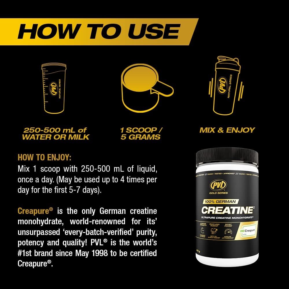 Creatine Monohydrate Powder 100% Pure German 410g 82 Servings Muscle Building