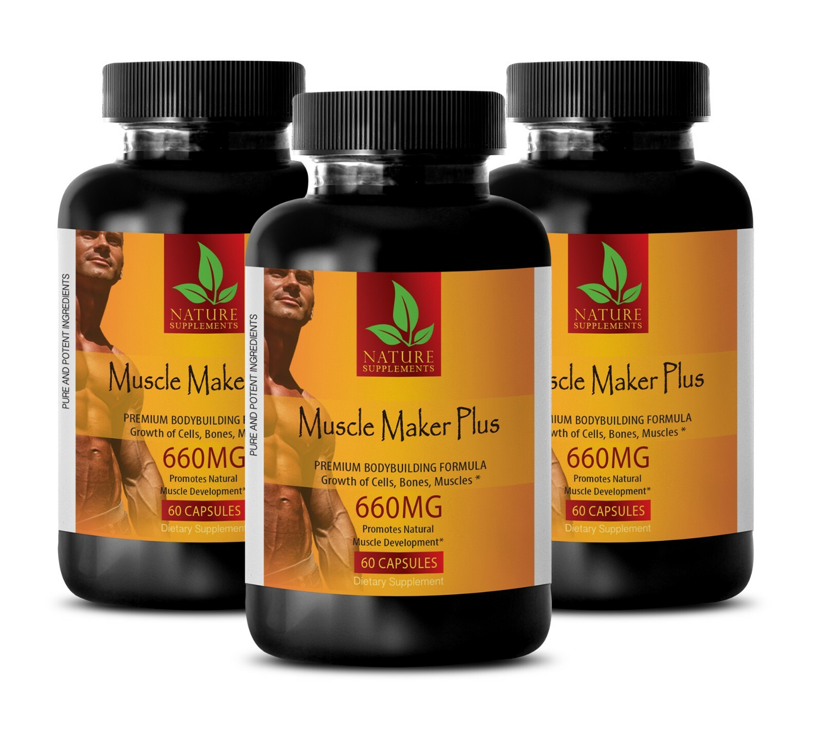 Immune Booster – MUSCLE MAKER PLUS – Alpha Lipoic Acid – 3 Bottles