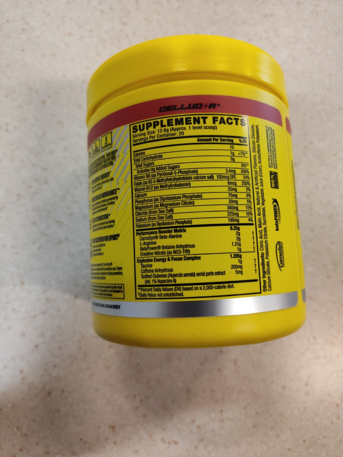 C4 Sport Pre Workout Powder Hawaiian Punch, 20 Servings Exp 12/27