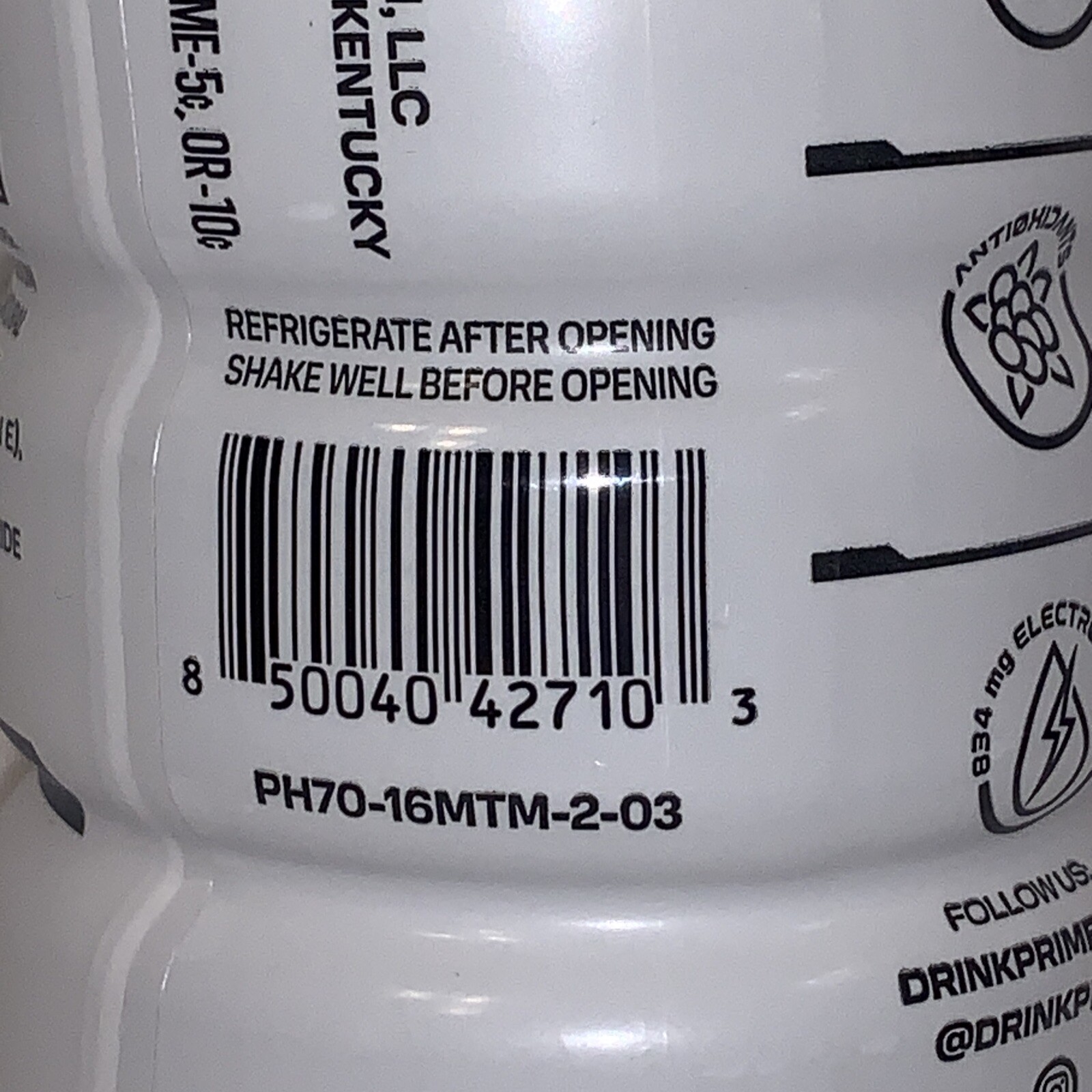 Prime Hydration Drink Meta Moon Flavor-LOGAN PAUL 16.9oz Bottle-HARD TO FIND NEW