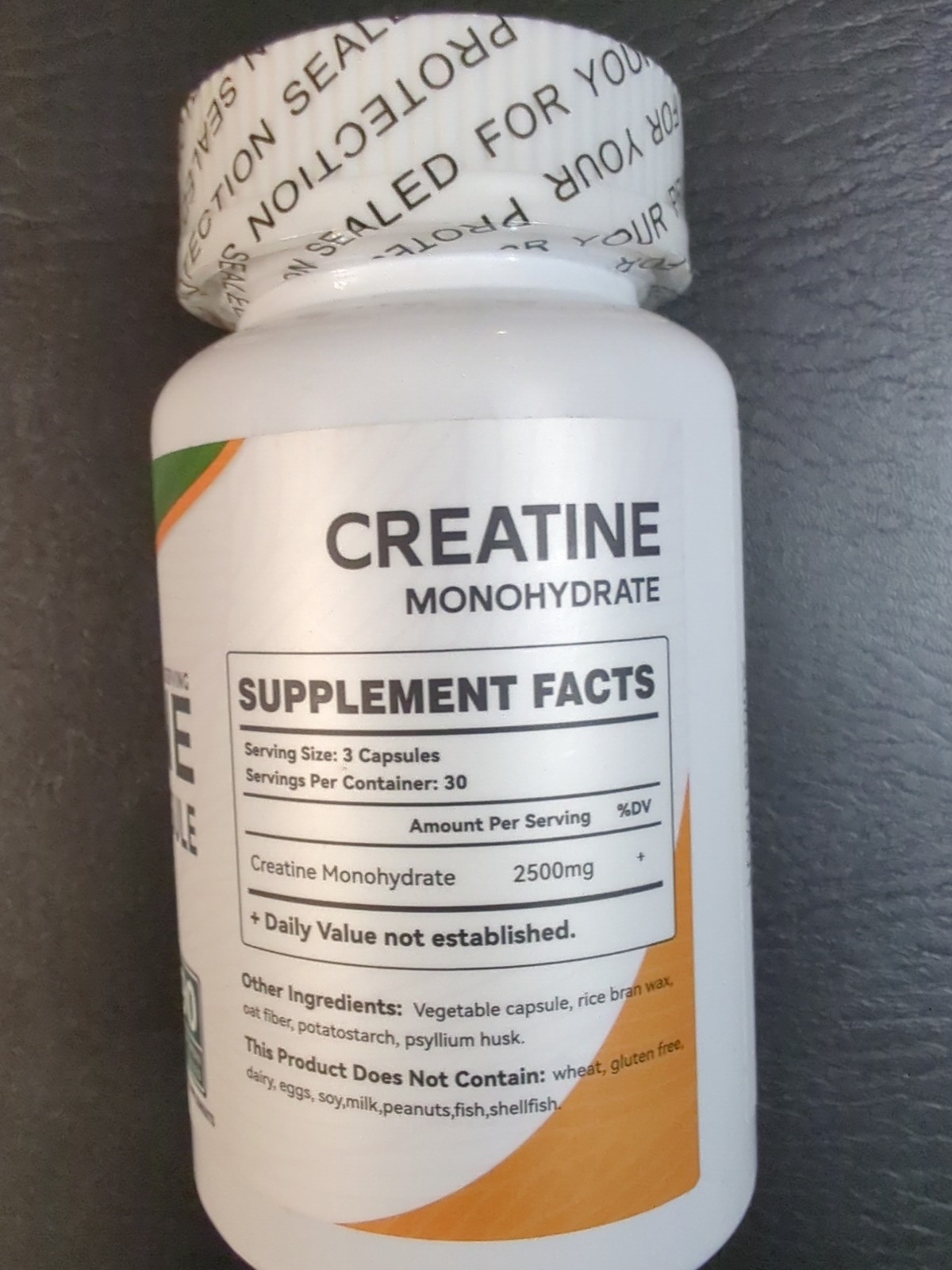 Leozmr Creatine Monohydrate Capsule, 90 Capsules 2,500mg Muscle/ Mass Builder