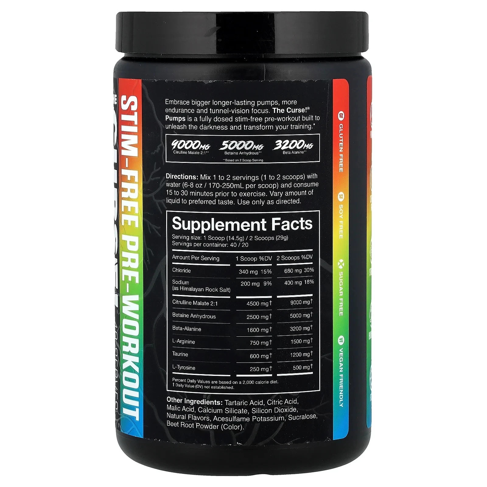 Stim-Free Pump, Pre-Workout, Sour Candy, 20.4 oz (580 g) PACK OF 2