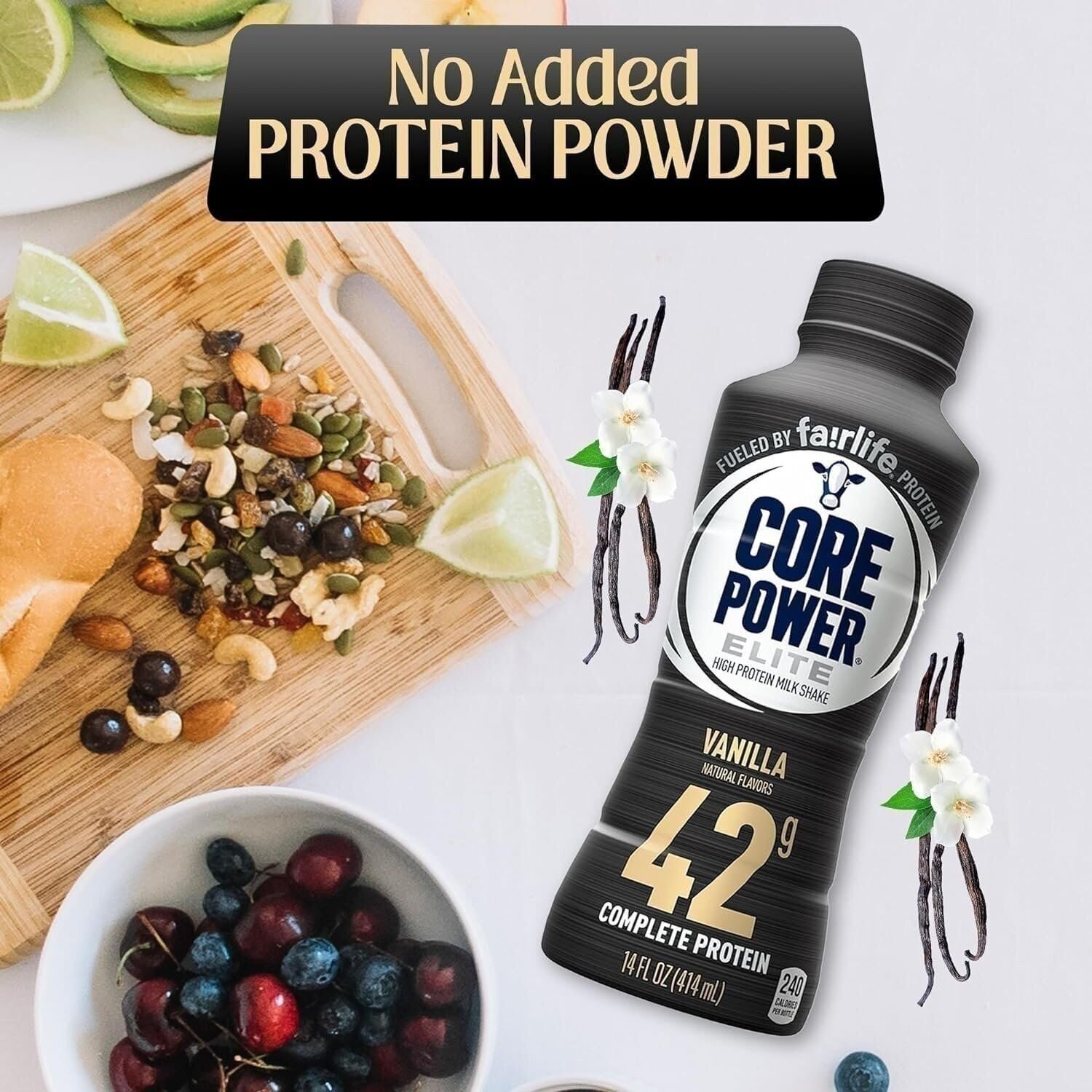 Core Power Elite High Protein Shakes 2 Chocolate, 2 Strawberry, 2 Vanilla (42…