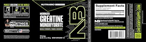 Monohidrato De Creatina – Grado Micronizado Y Puro – Respalda La Energia Mus…