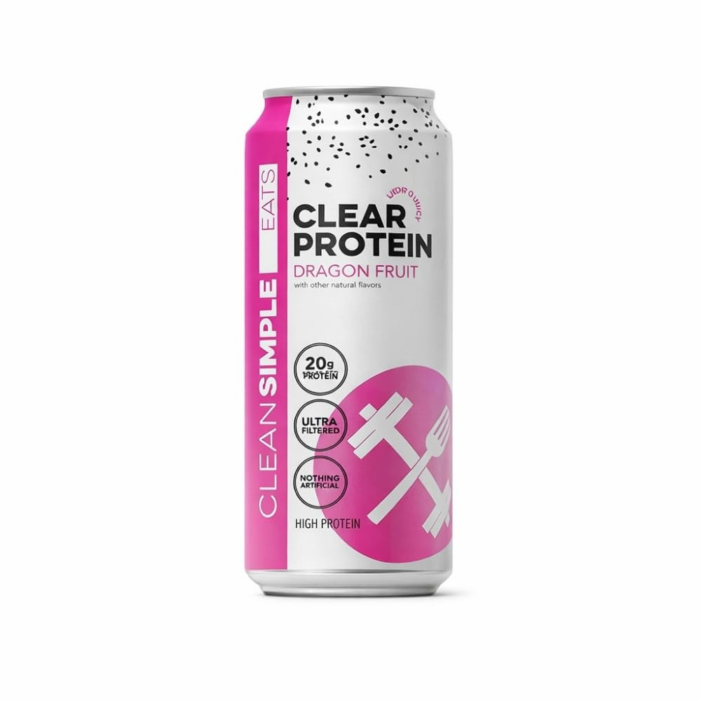 Clear Protein Water, 20G Grass Fed Whey Protein, Ultra Filtered, Light & Refresh
