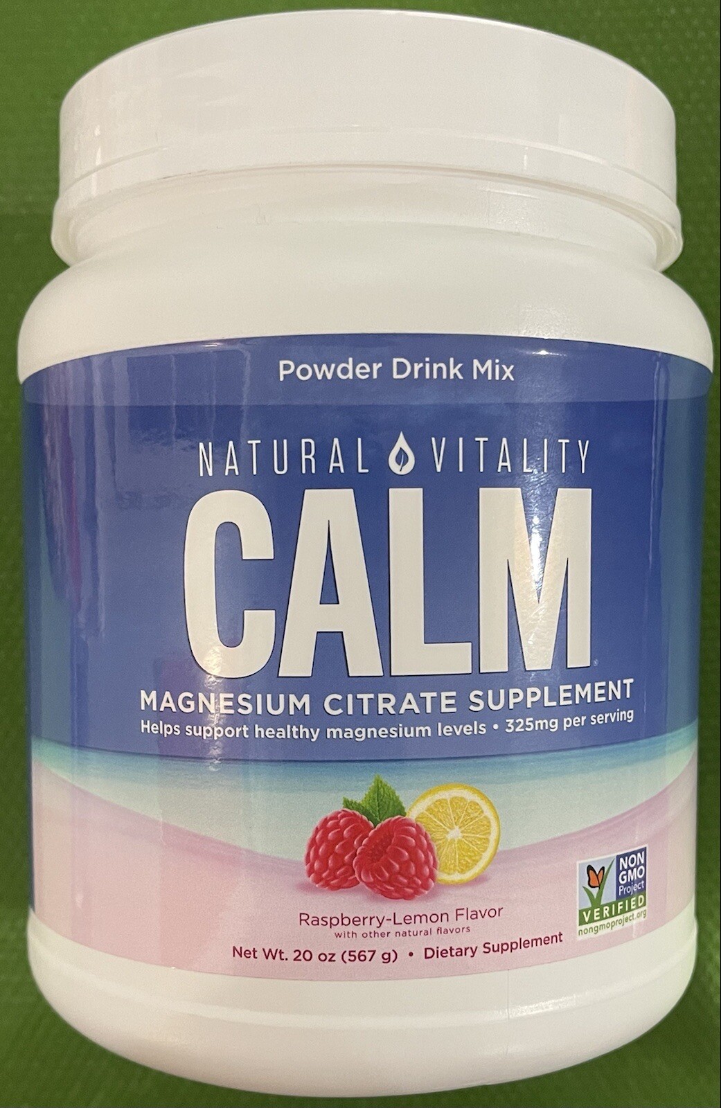 Natural Vitality CALM Magnesium Citrate Supplement. 20 OZ.EXP:01/2027
