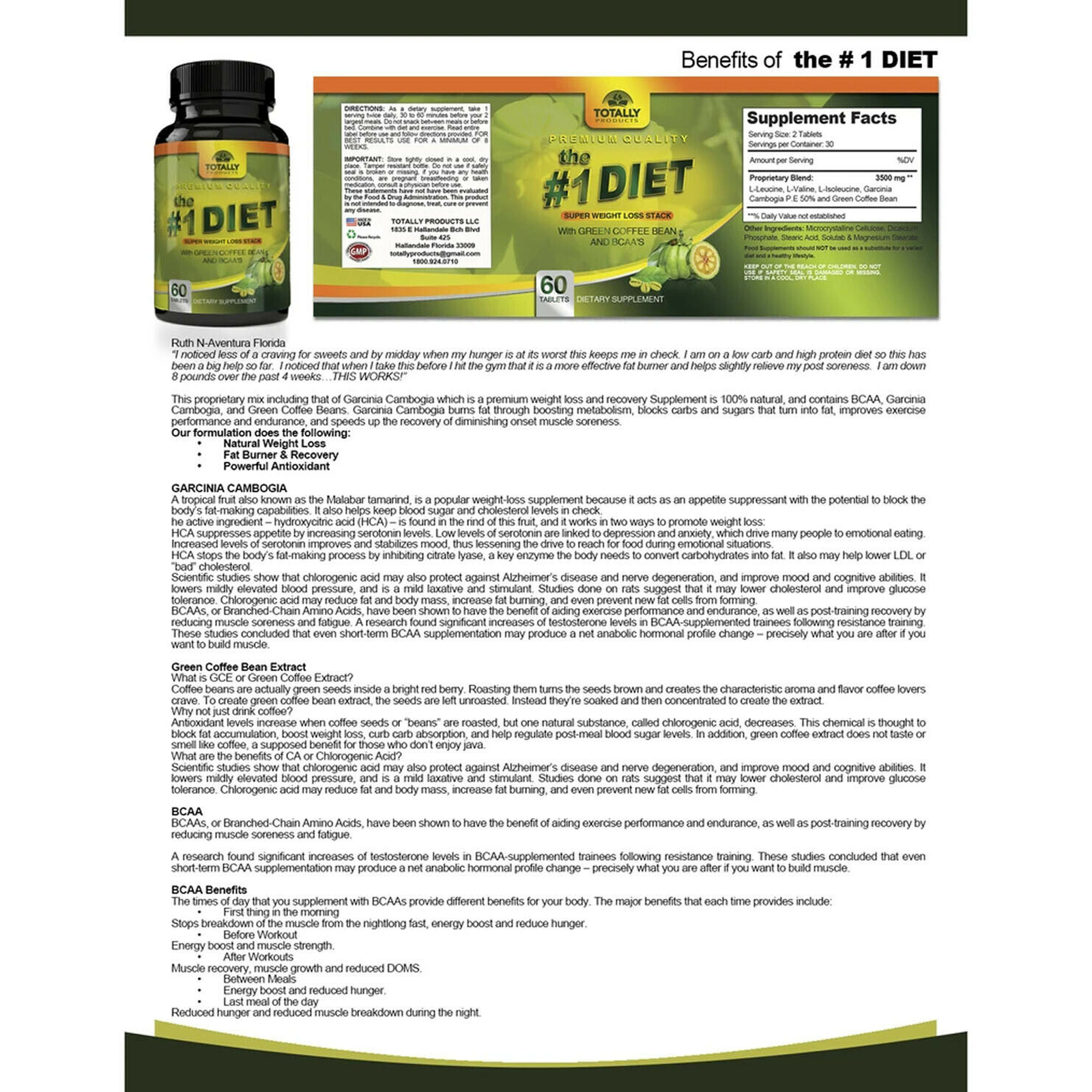 Green Coffee Bean Weight Management & Black Seed Oil Immune Support Supplement