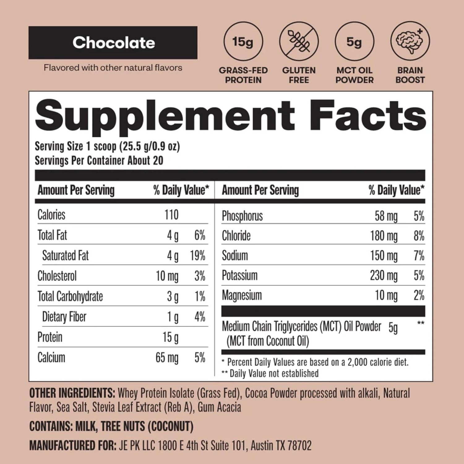 Perfect Keto Pure Whey Protein Powder Isolate Delicious 100% Grass Fed Meal Repl