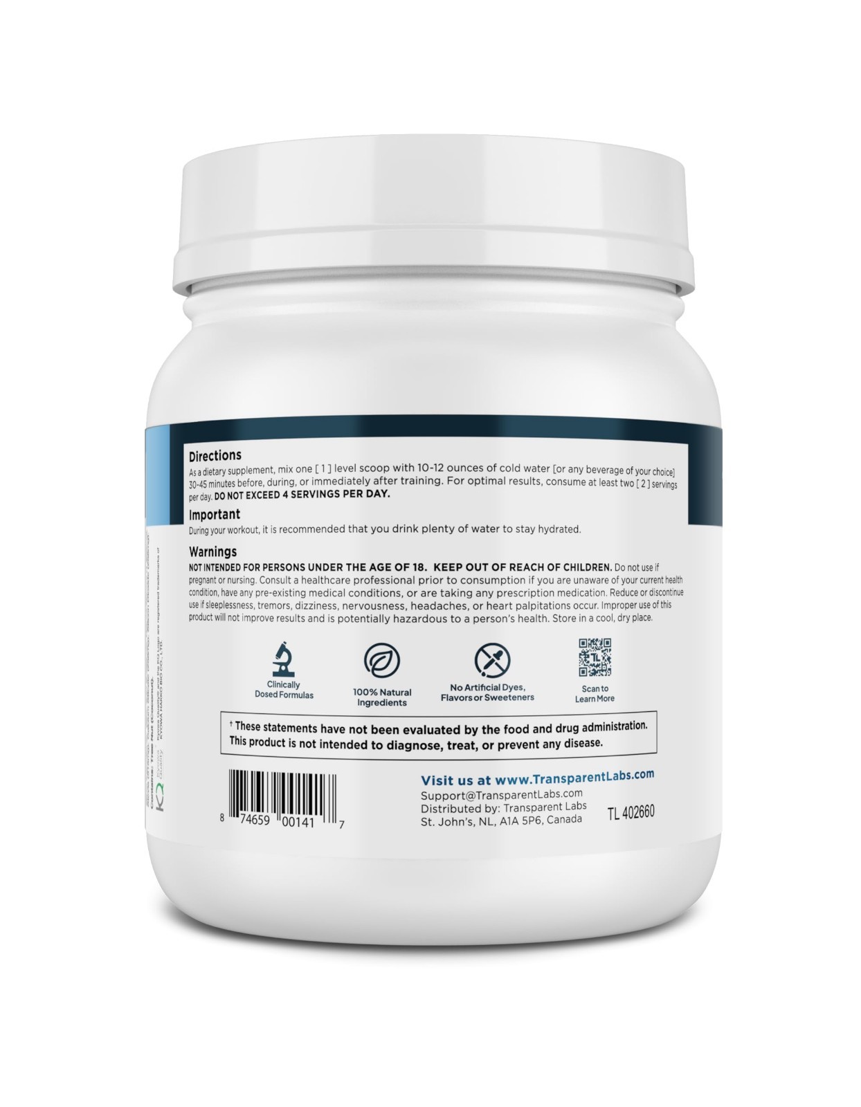 BCAA Glutamine Powder 8000mg – Muscle Recovery, Growth & Endurance – 30 Servings