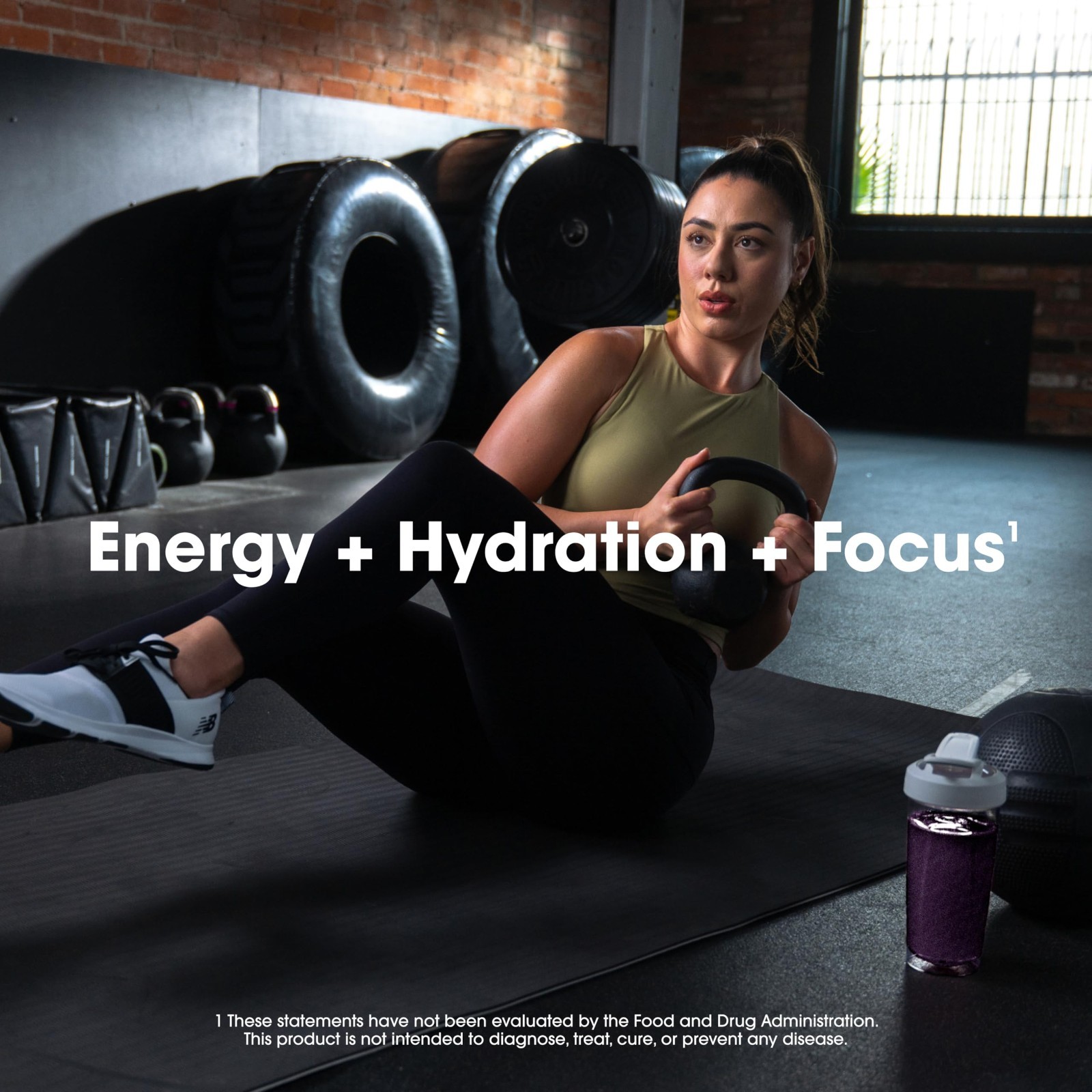 Amino Energy Powder with BCAAs, Electrolytes & Caffeine – Grape Flavor, 30 Servi
