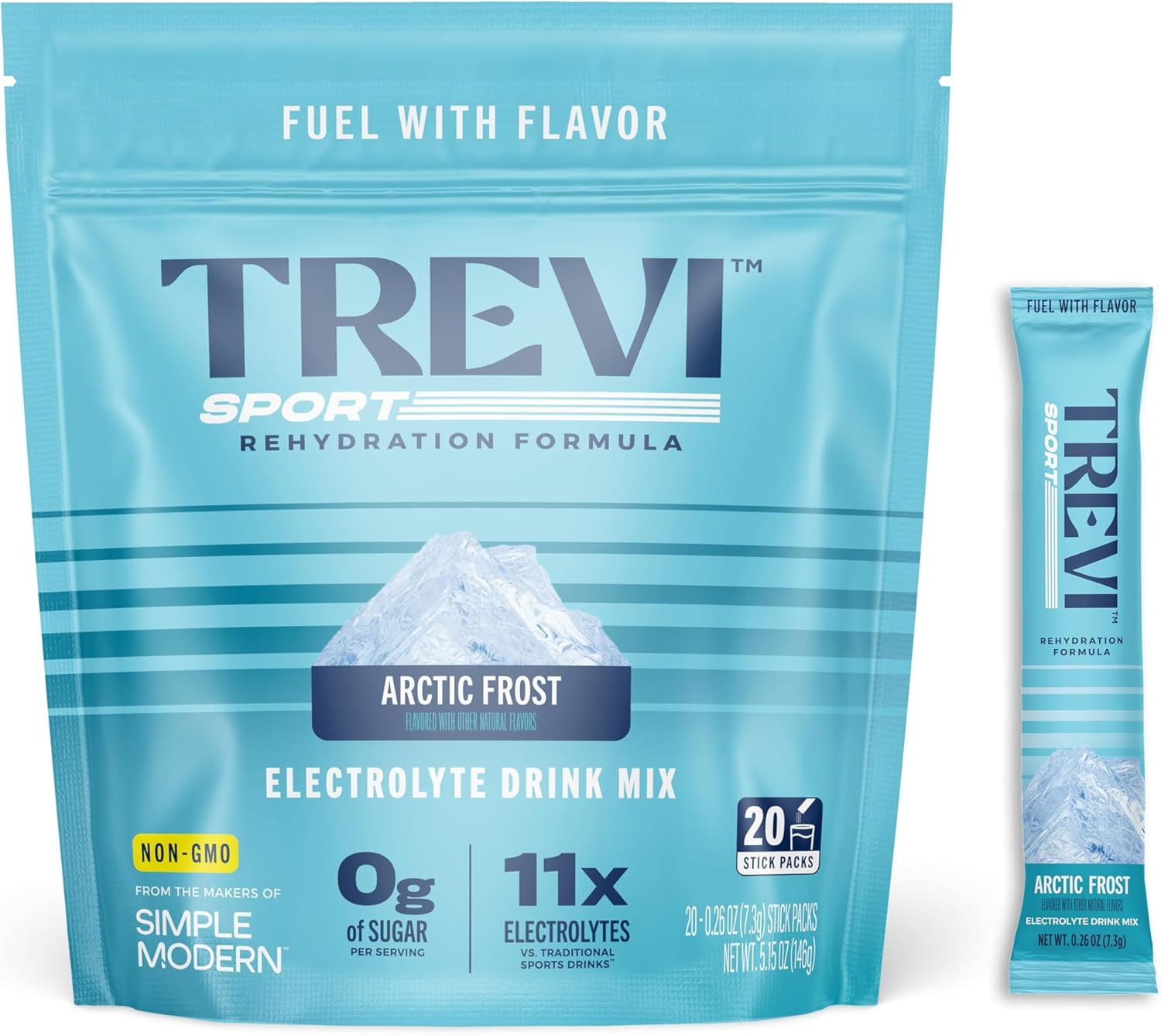 ™ Sport Sugar Free Electrolytes – Rehydration Powder Packet Drink Mix – 20 Count