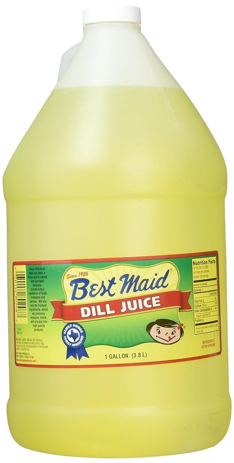 Best Maid Dill Pickle Juice, 1 Gallon (128oz) | Juice Sports Drink |…