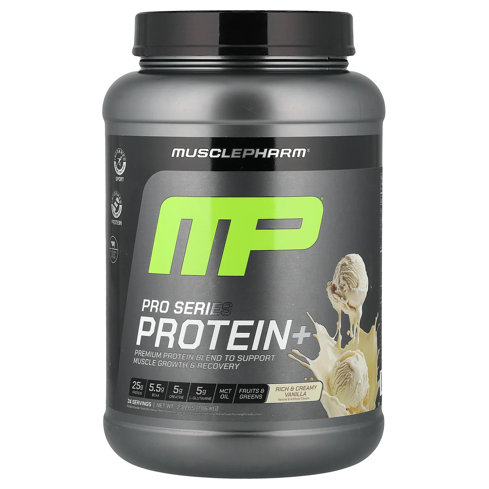 Pro Series Protein+, Rich & Creamy Vanilla, 2.3 lbs (1.06 kg)