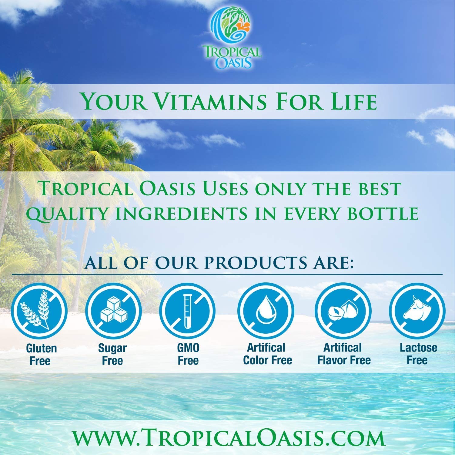 Tropical Oasis Ionized Plant-Based Liquid Trace Minerals Formula – 74 Essential