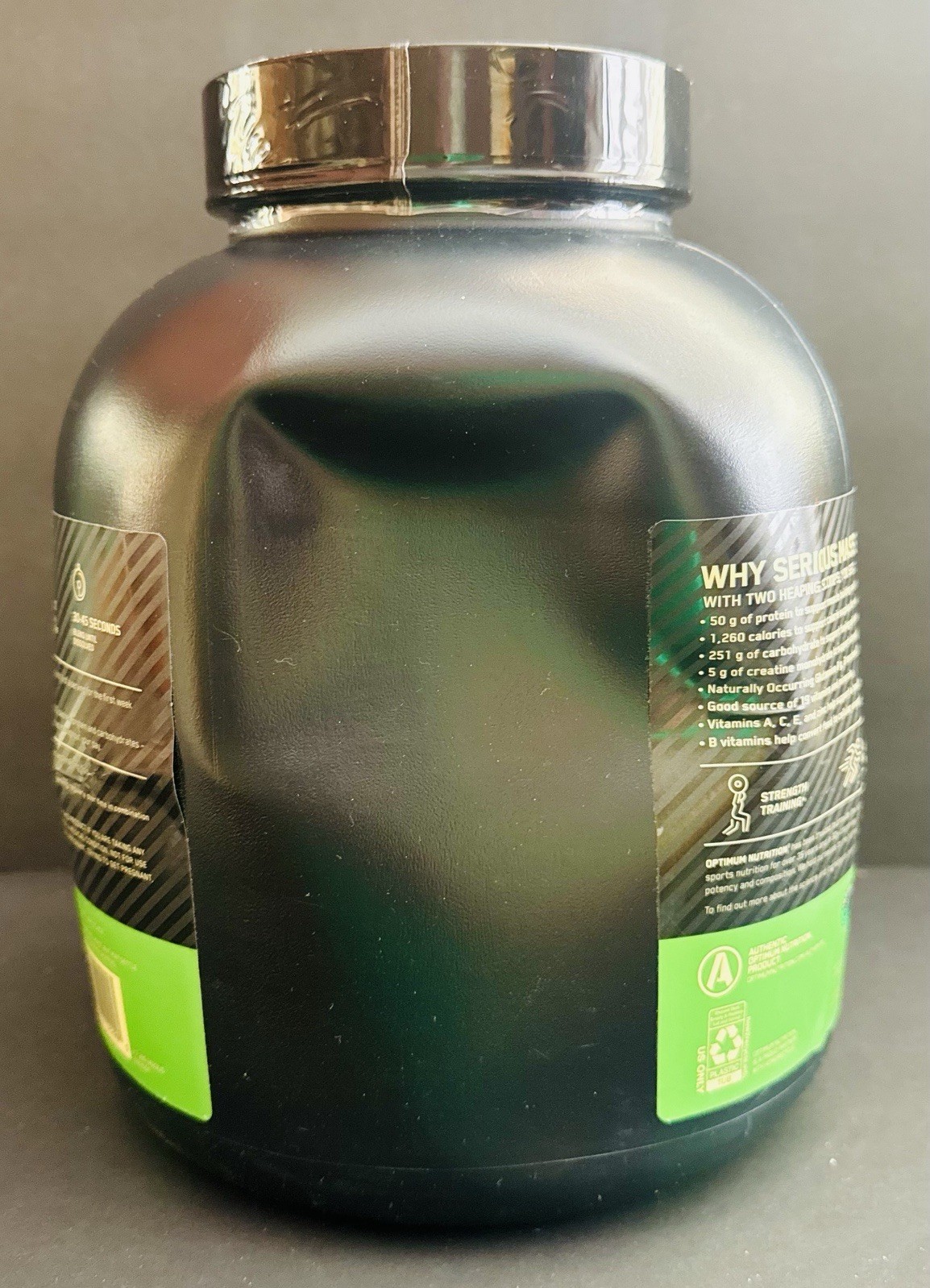 Optimum Nutrition Serious Mass High Protein Weight Gain Chocolate, 6LB, BB: 5/26
