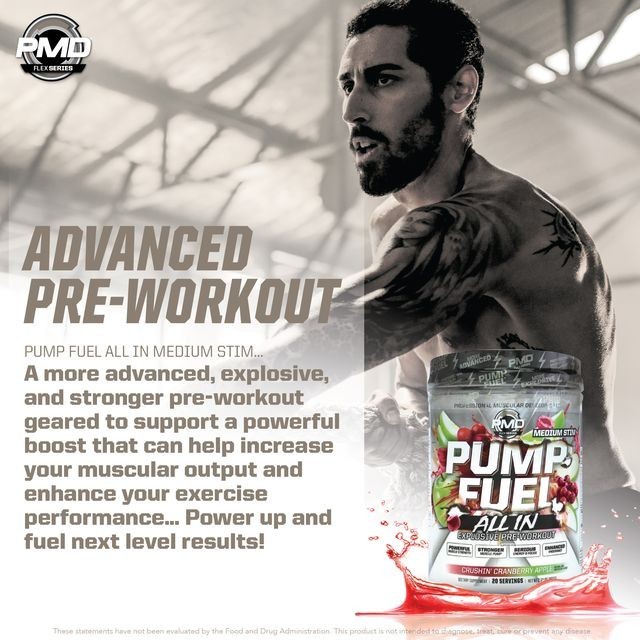 Pump Fuel ALL IN Insanity Ultimate Muscle Pump Supplement & Pre Workout Powder