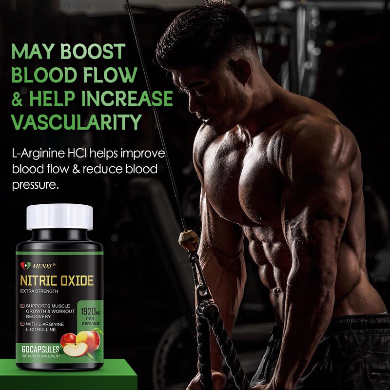 Extra Strength Nitric Oxide & Circulation Booster L-Arginine, L-Citrulline