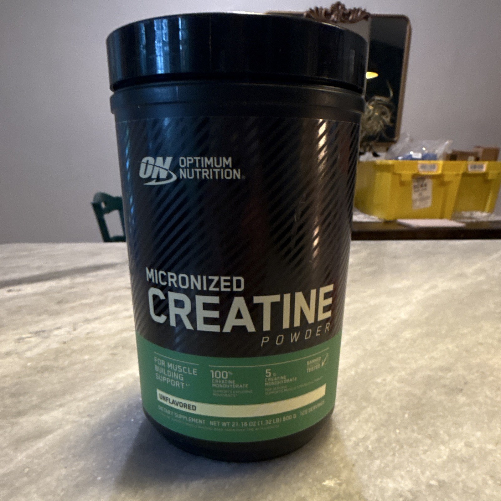 Optimum Nutrition Micronized Creatine Monohydrate Powder Unflavored 21.16 oz