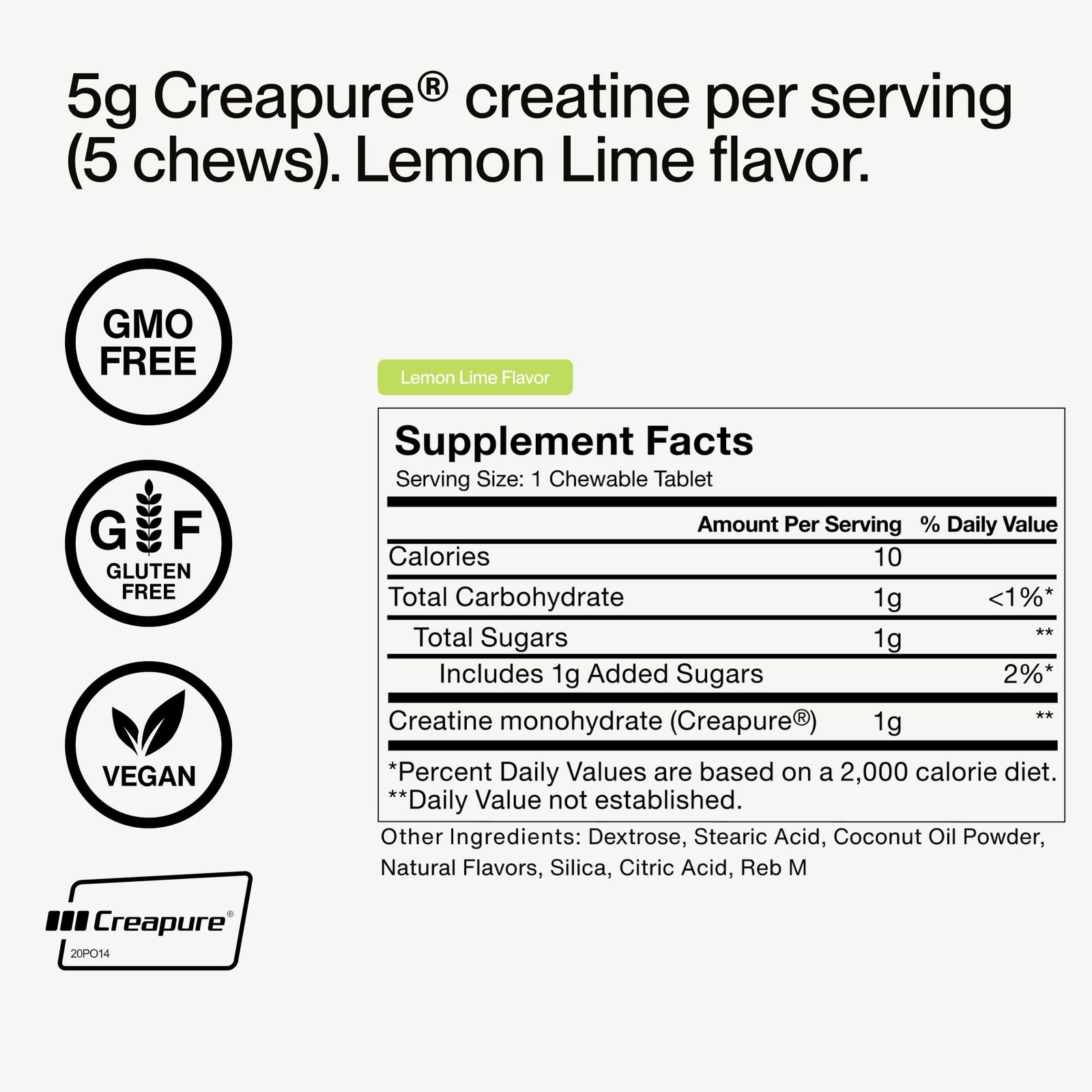 Momentous Creatine Chews – Creapure Creatine Monohydrate – Supports Strength,…