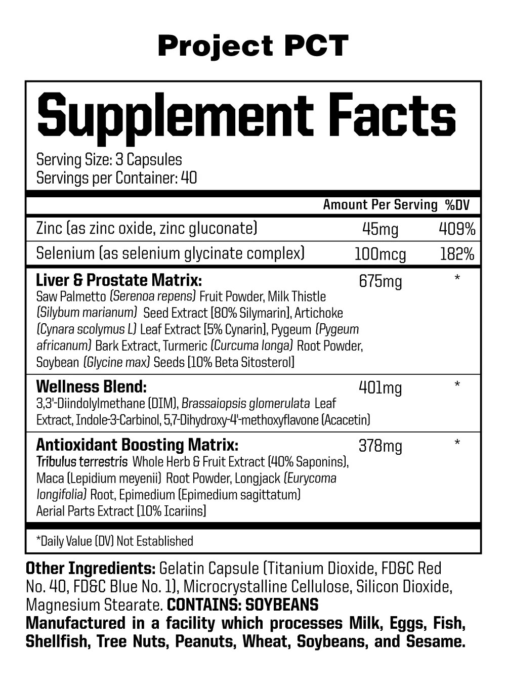 Project PCT (Test-Booster & Estrogen Blocker) – Anabolic Warfare