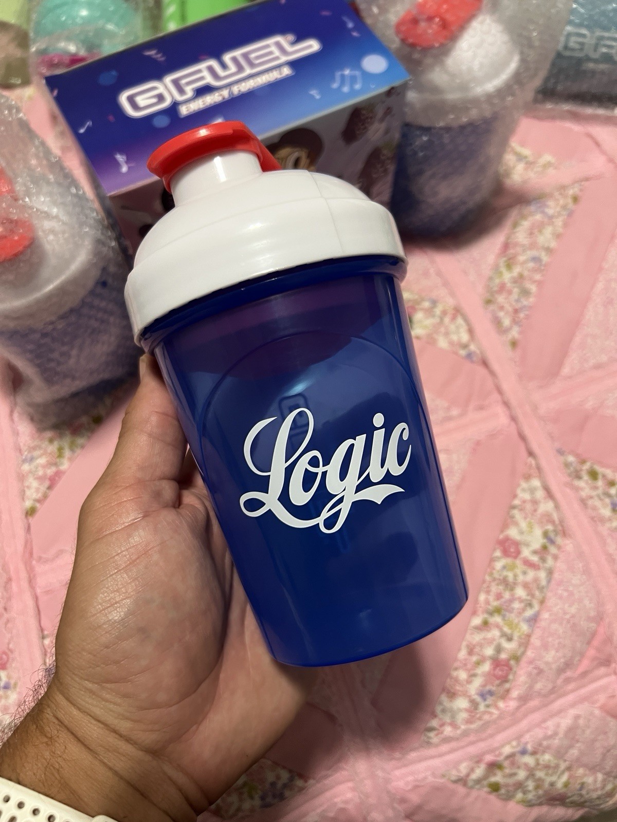 Logic GFuel Box & Shaker Set Limited Edition | Logic 2.0 / Bobby Boysenberry Box