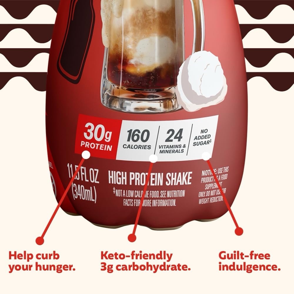 Premier Protein Root Beer Float 🍨 11.5 Fl Oz (Pack of 12)