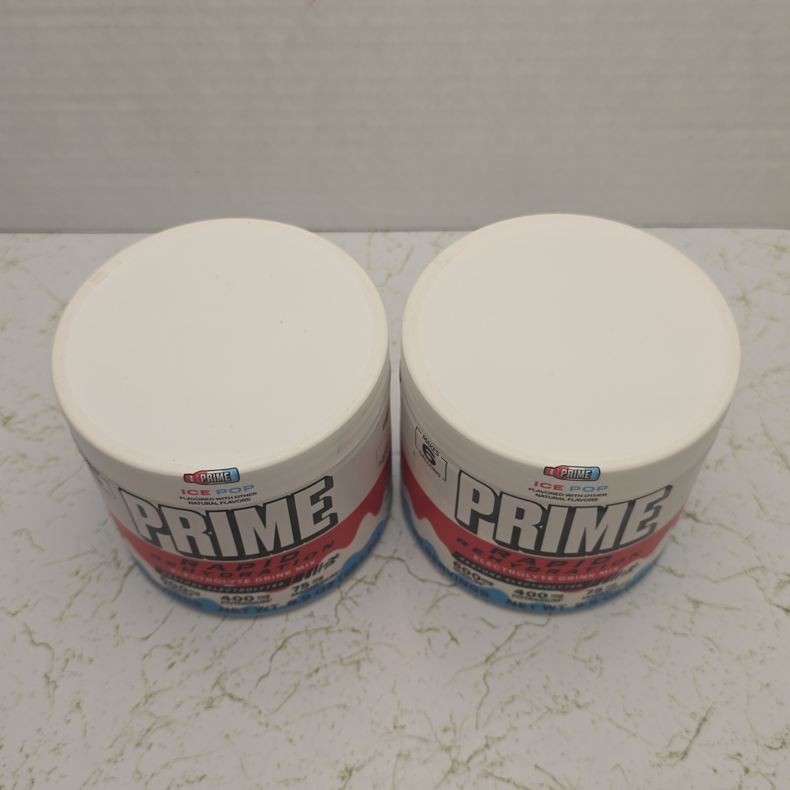 Prime Rapid Rehydration Electrolyte Powder Ice Pop 9.9oz 48 Srvgs 02/28 (2 Pack)