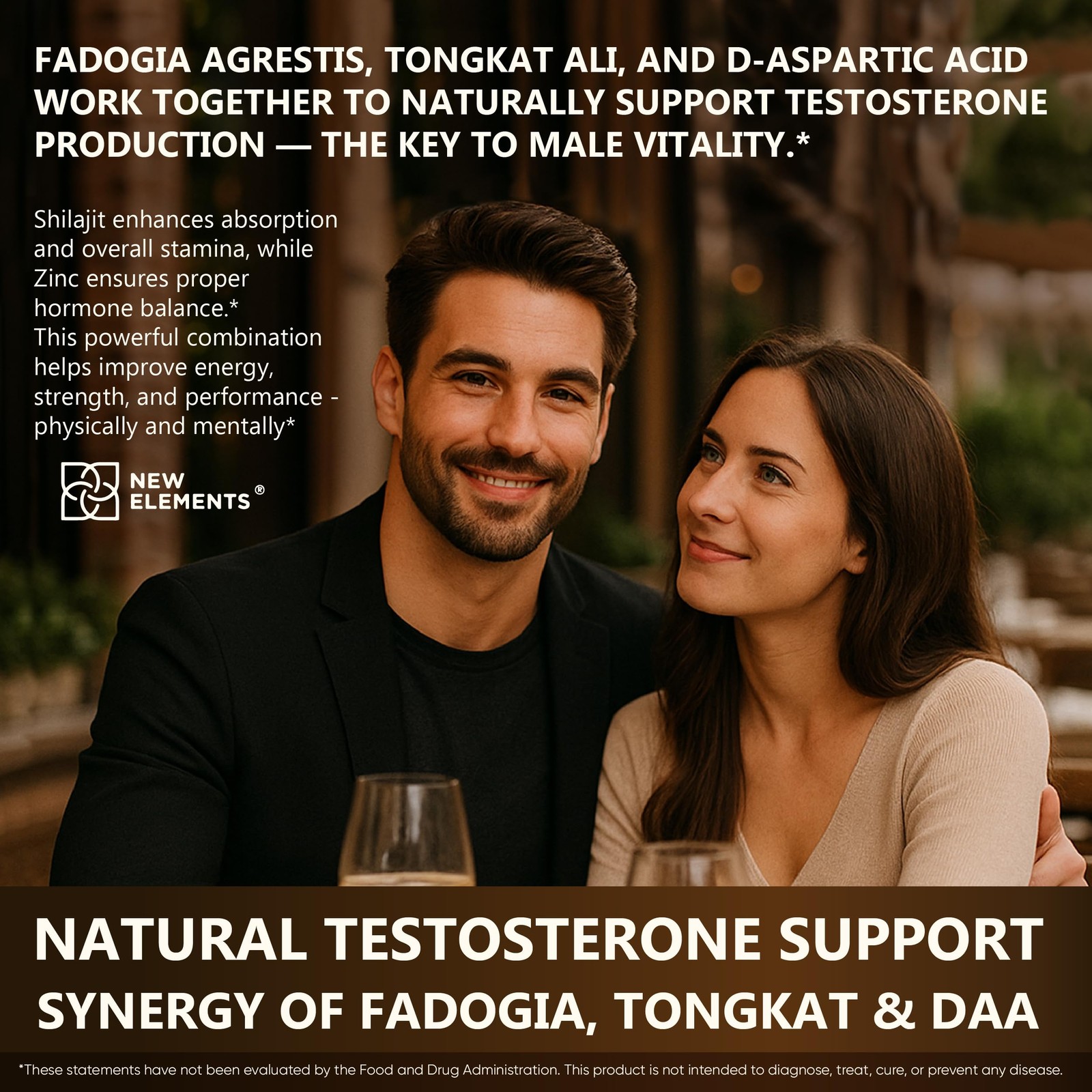 Natural Testosterone Booster Supplement for Men – Test 90 Count (Pack of 1)