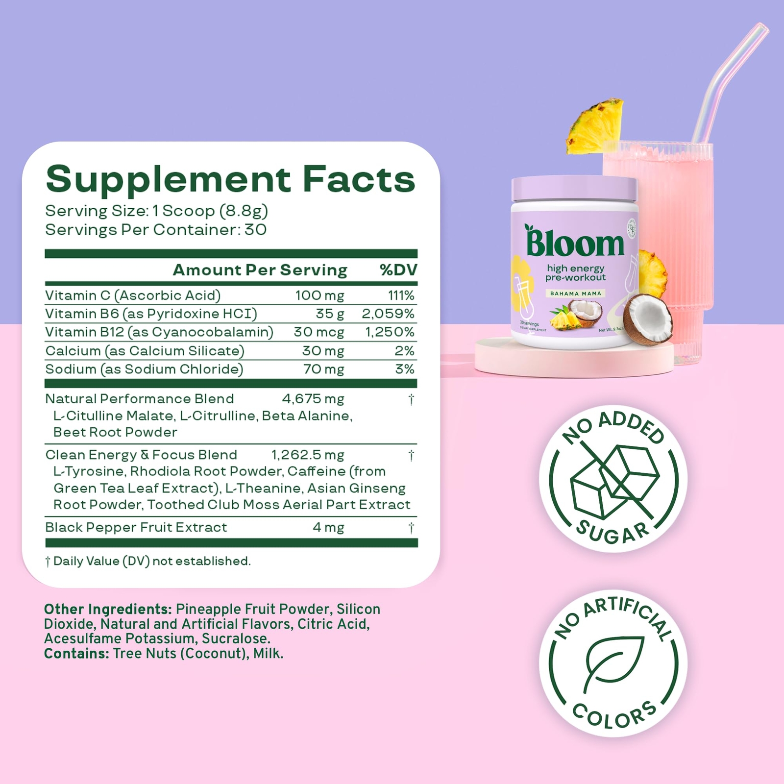 30 Servings Essential Amino Acids Pre Workout Energy Sugar Free Keto Friendly