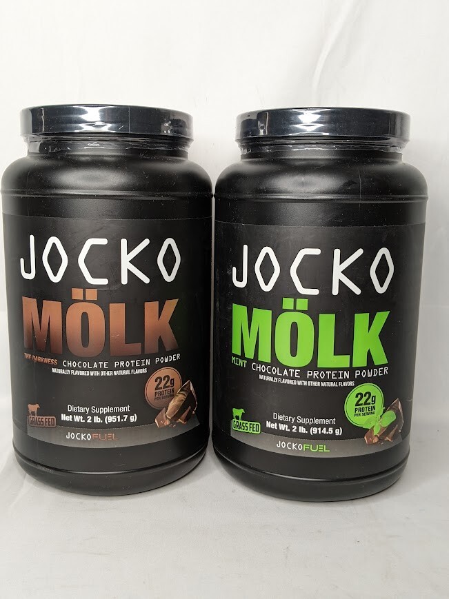 2pk-Jocko Mölk Whey Protein Powder 22g chocolate & mint chocolate EX.6/25