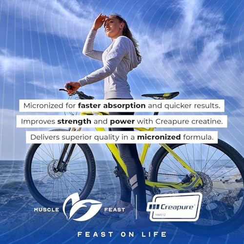 Creapure Micronized Creatine Monohydrate Powder 250g Vegan
