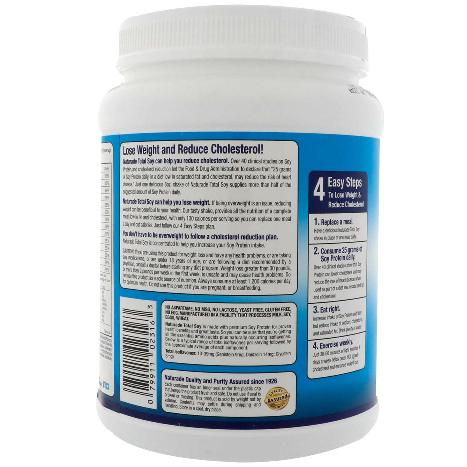 Naturade Total Soy Vanilla Shake, 19.1 Oz.