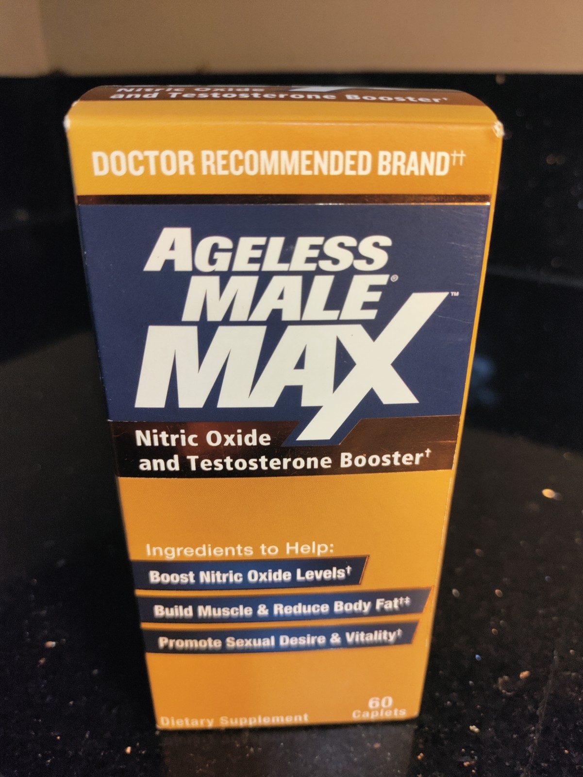 Ageless Male Max Total Testosterone and Nitric Oxide Booster – 1,60 Caplets