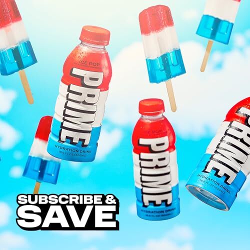 PRIME Hydration ICE POP | Sports Drinks | Electrolyte Assorted Flavor Names