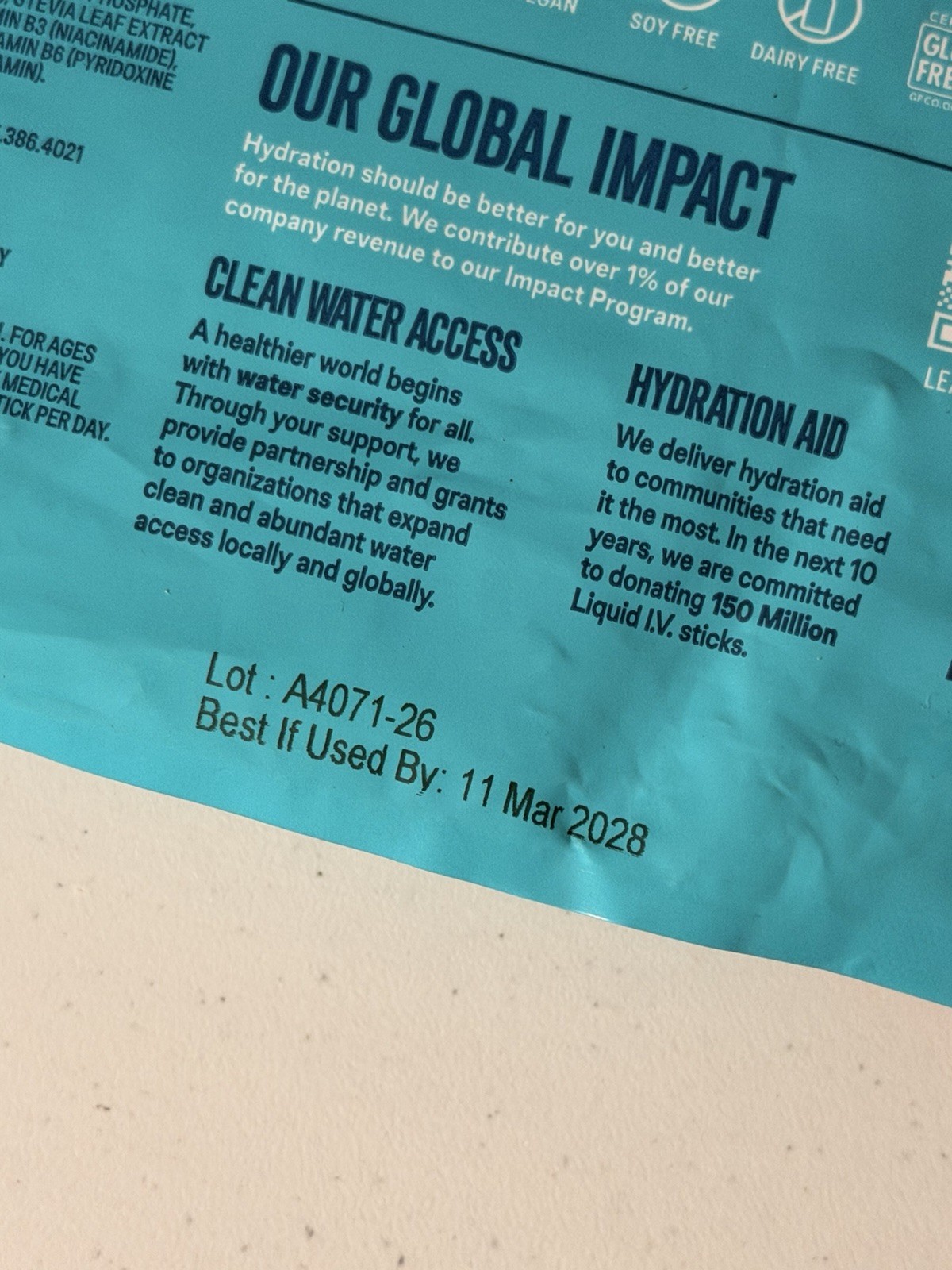 LIQUID I.V. Hydration Multiplier STRAWBERRY LEMONADE 15 Sticks Drink Mix