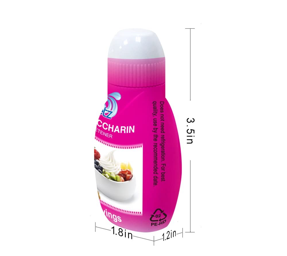 EZ-Sweetz Sodium Saccharin (2 Pack 1.42oz – Liquid Sweetener 600 Servings/Bot…