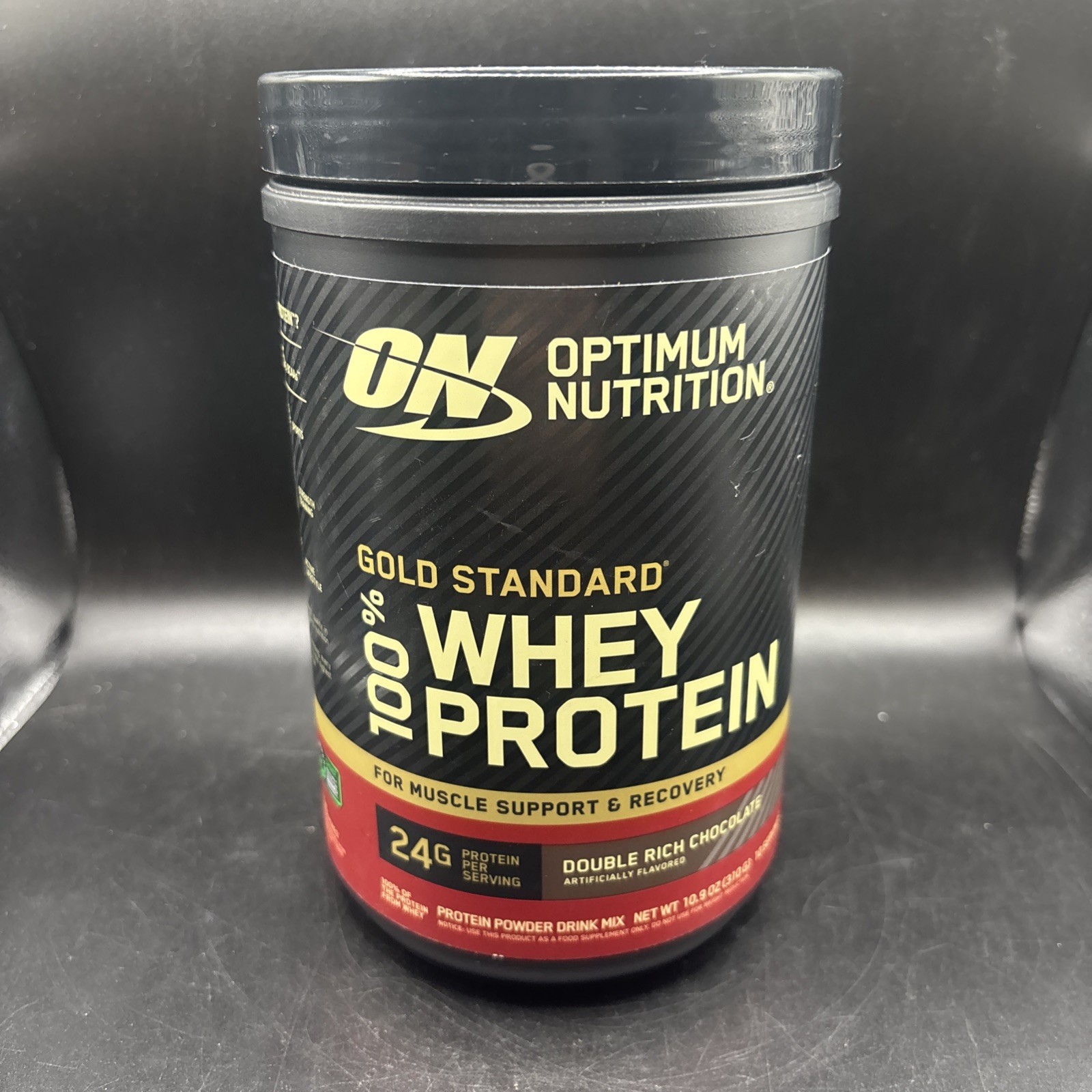 On Whey Protein 24g Protein Double Rich Chocolate Ice Cream 10.9 Oz EXP 1/27+