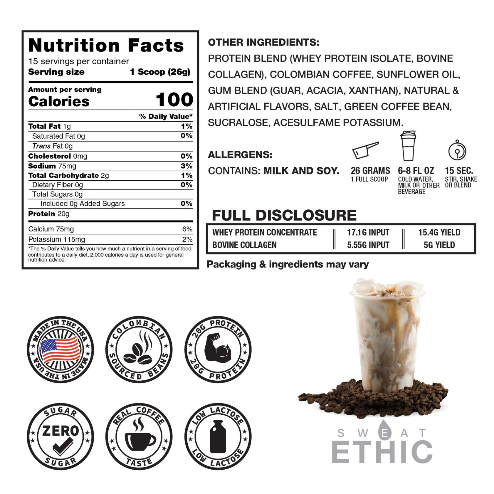 Brew’d Up Coffee Protein + Collagen **Iced Coffee**
