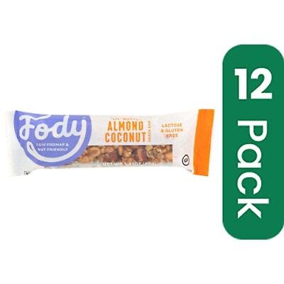 Fody Gluten Free Almond Coconut Bar – 1.41 Ounce (Pack of 12)