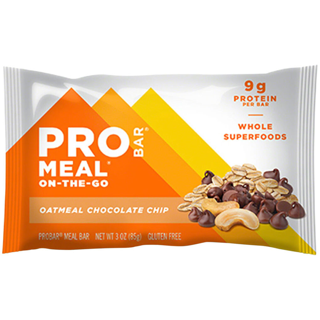 ProBar Meal Bar Oatmeal Chocolate Chip High Protein Omega’s 3&6 Box of 12