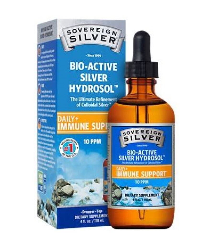 Bio-Active Silver Hydrosol Liquid – Immune Support (4 Fluid Ounces)
