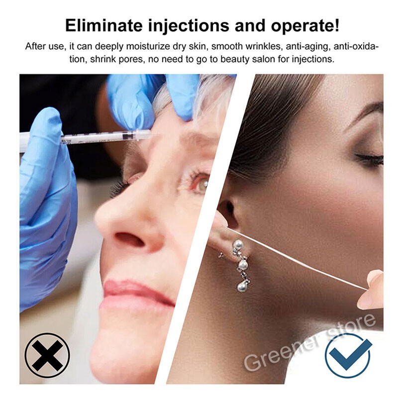 100Pcs Facial Collagen Thread Lift Protein Peptide Line Carving Radar Skin Care