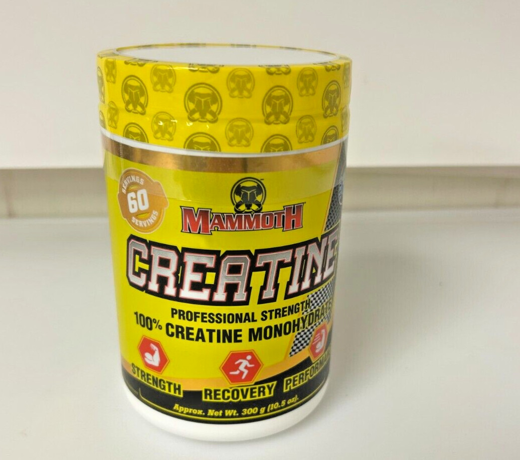 Mammoth 100% Creatine Monohydrate 300gr Strength, Recovery and Performance