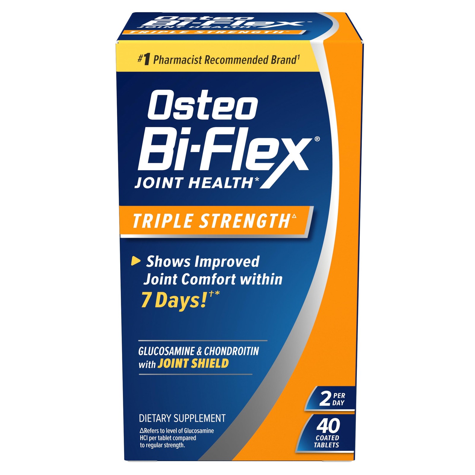 Osteo Bi-Flex Triple Strength Glucosamine 40 Count (Pack of 1), 40