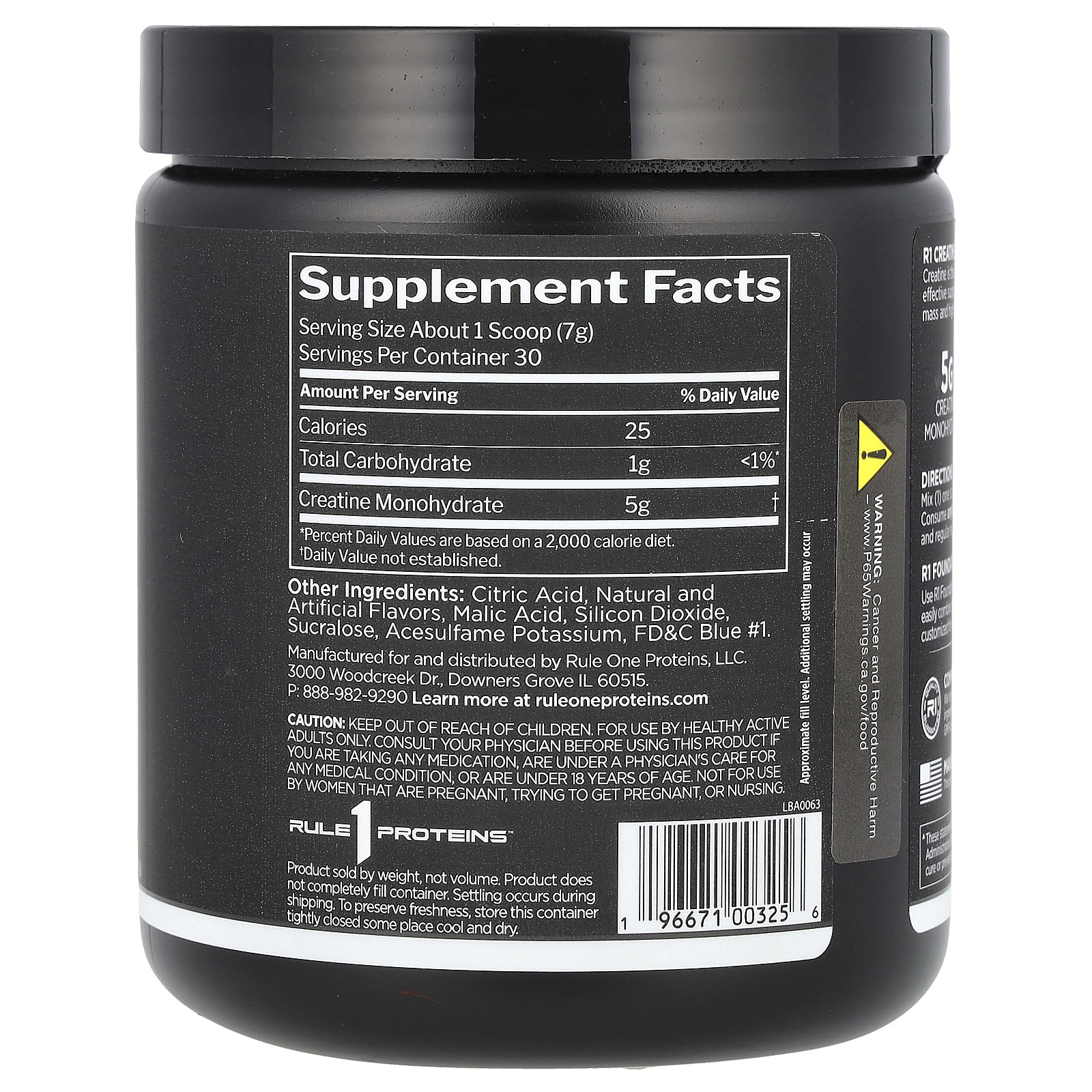 Creatine, Blue Raspberry, 7.41 oz (210 g)