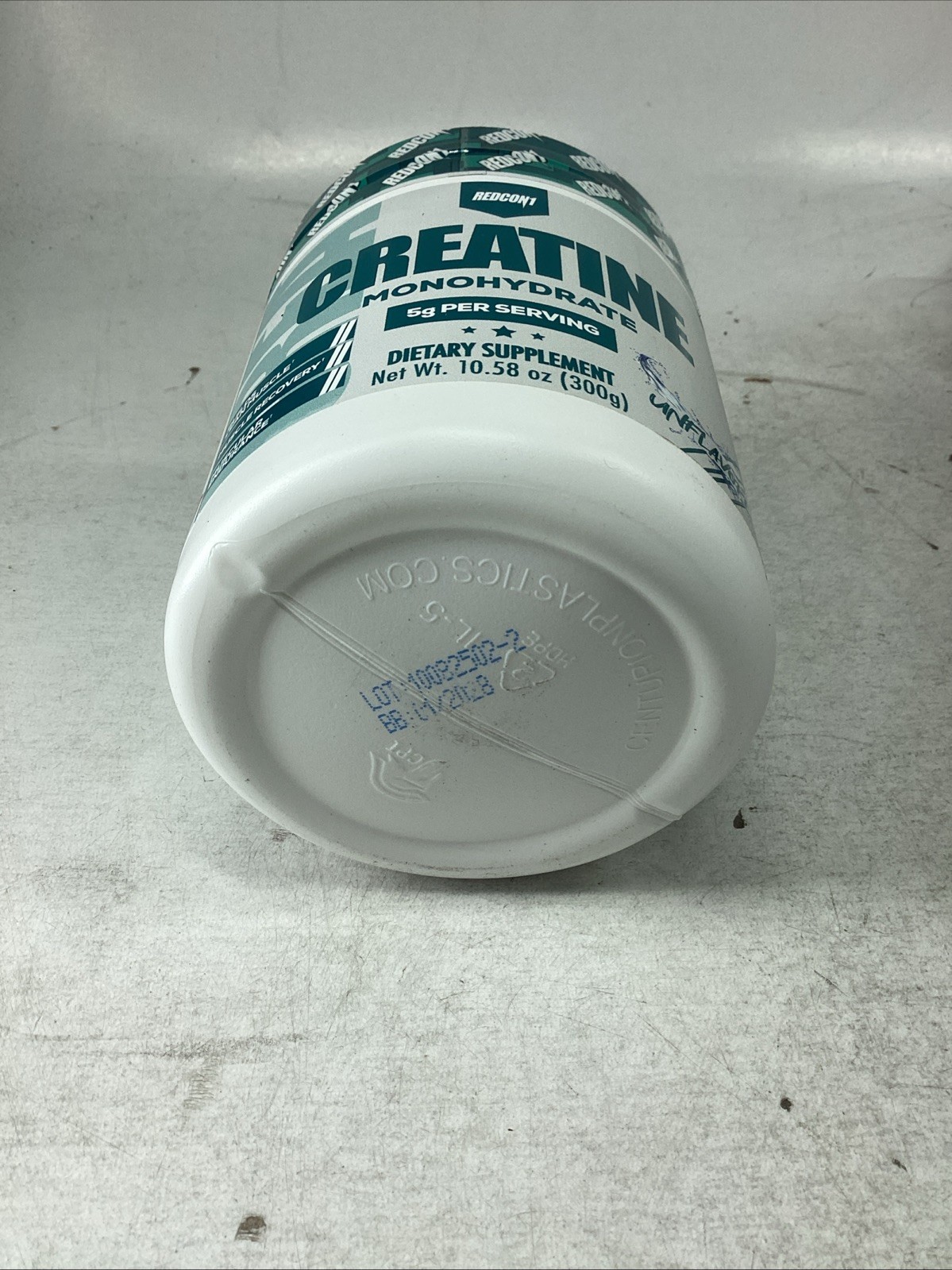Redcon1 Creatine Monohydrate 5g Unflavored Powder 10.58oz/300g Exp 01/2028