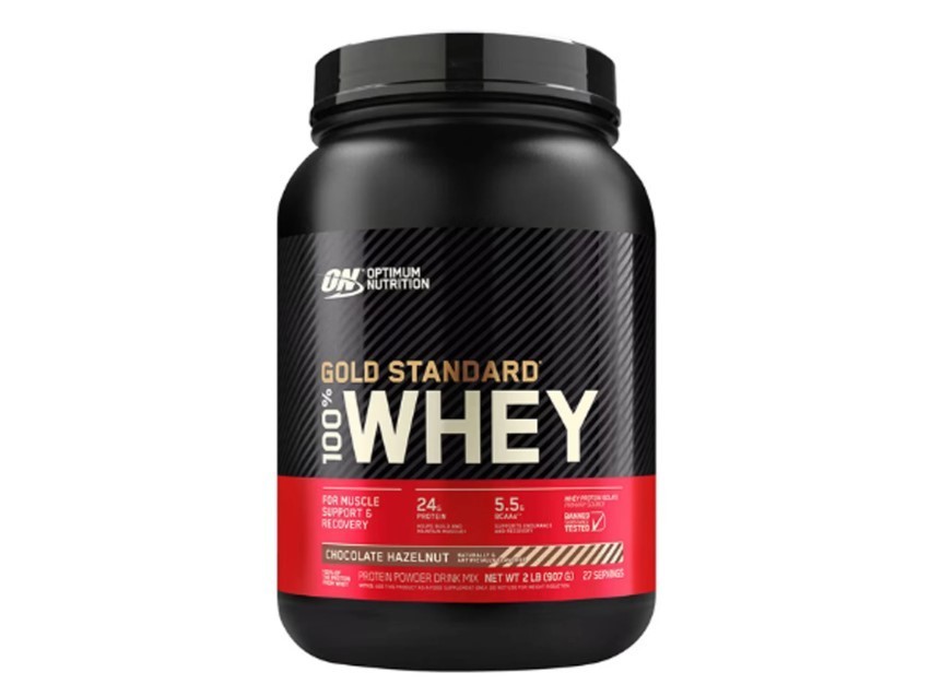 Optimum Nutrition Gold Standard 100% Whey Protein Powder, Banana Cream, 2 Pound
